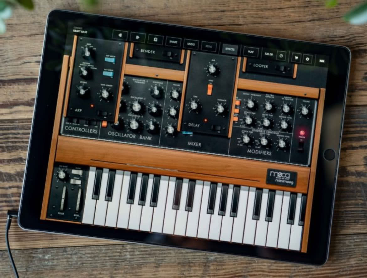 Minimoog Model D - klasyka trafia do iPada