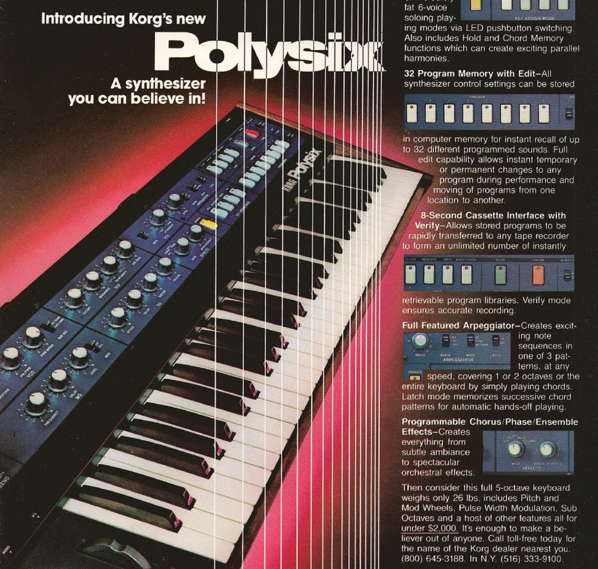 Korg Polysix - Prophet dla ubogich
