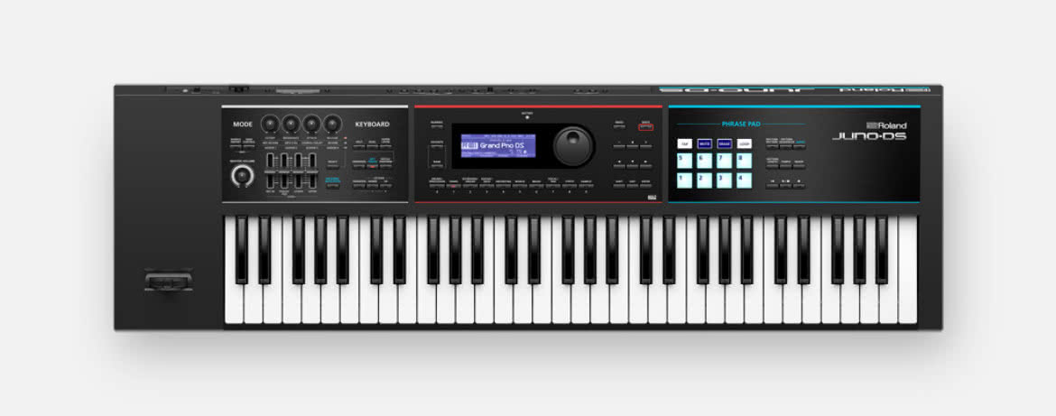TD-1DMK V-Drums, AX-Edge Keytar, Juno-DS76 - nowości od Rolanda