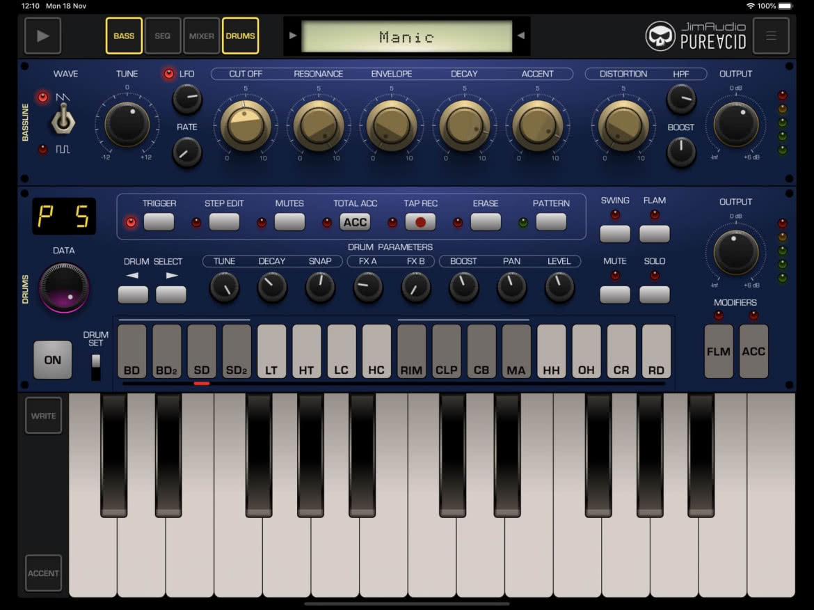 Mobilny producent: Pure Acid i IK Multimedia Uno Drum