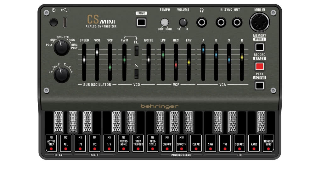 Behringer CS Mini - brzmienie CS80 w miniaturowej wersji