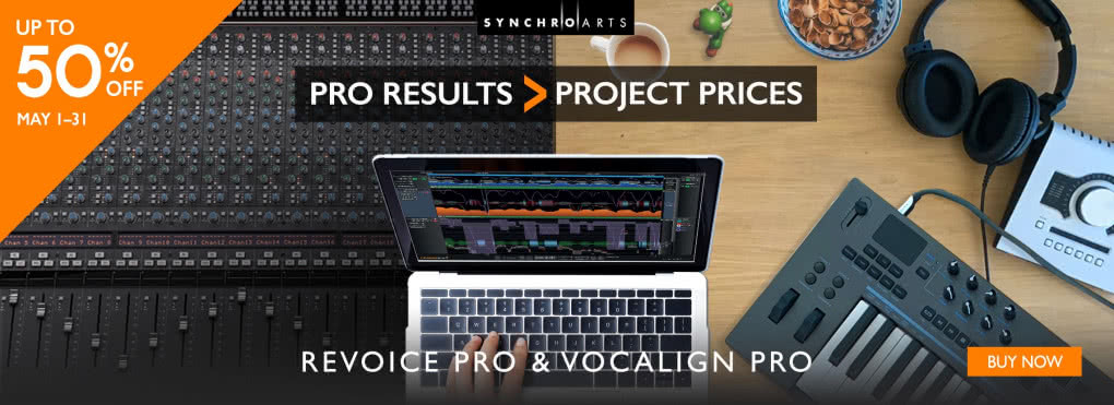 VocALign Pro 4 i Revoice Pro 4 taniej o połowę!