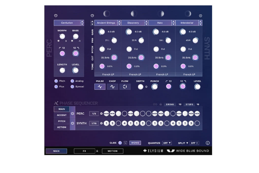 Wide Blue Sound Elysium
