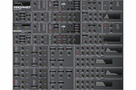 Prophet 08 Rev2 - polifoniczny syntezator analogowy