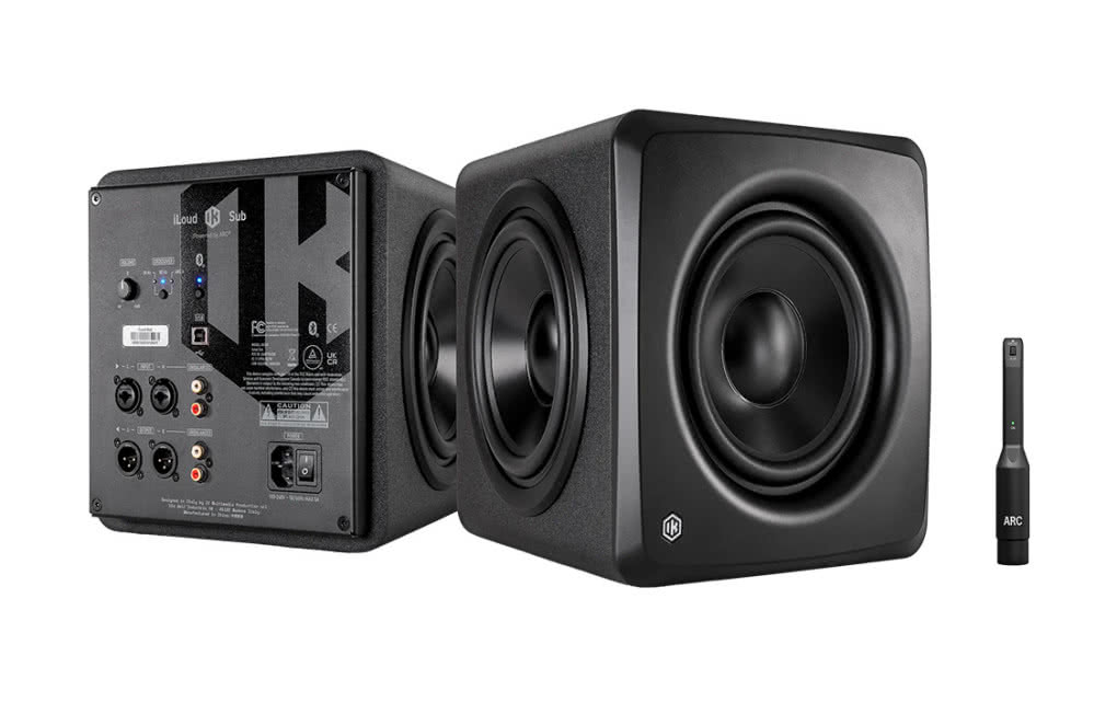 IK Multimedia iLoud Sub – kompaktowy subwoofer studyjny z automatyczną kalibracją ARC X