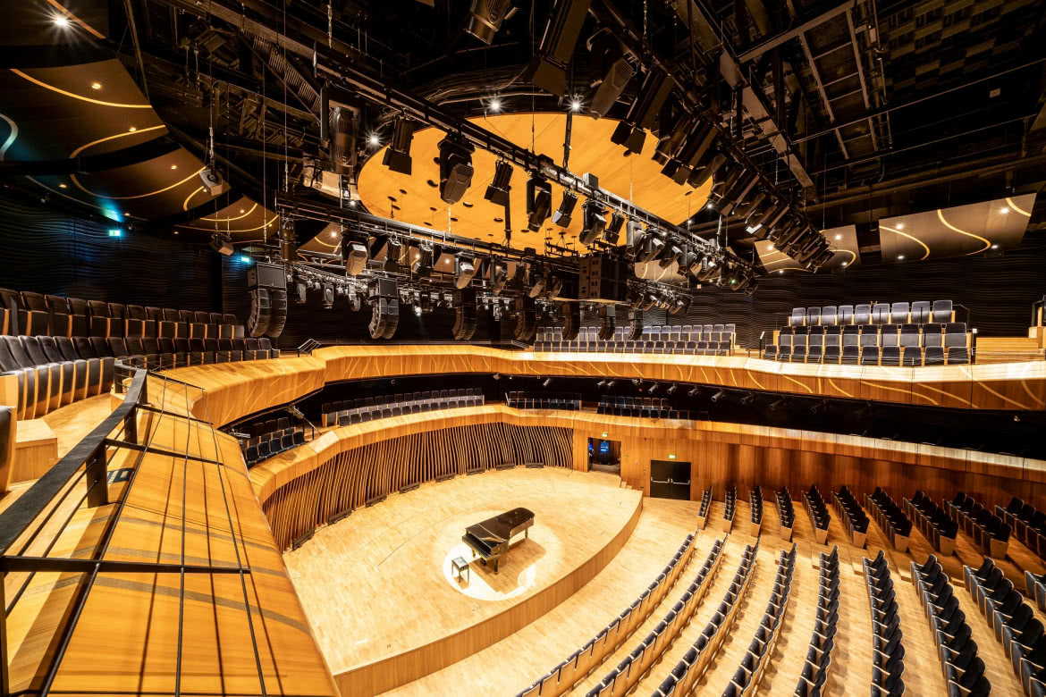 Cavatina Hall: sala koncertowa z technologią dźwięku immersyjnego L-ISA od Audio Plus