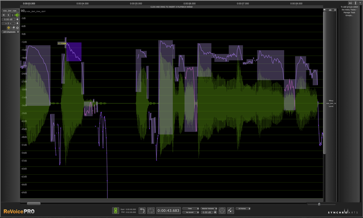 Synchro Arts Revoice Pro - pierwsze starcie