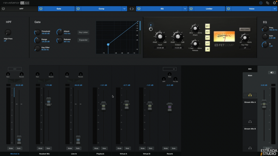 Revelator IO44 - interfejs audio i system DSP