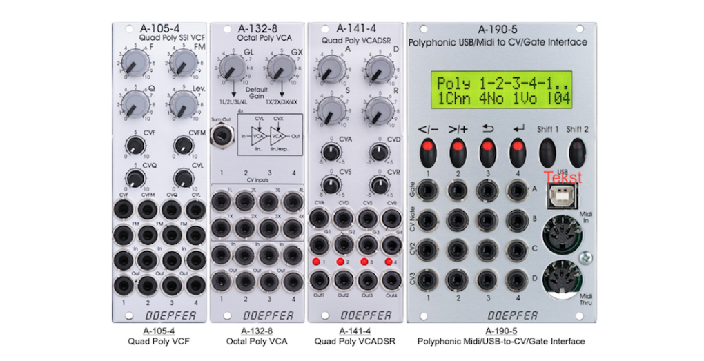 Polifonia w formacie Eurorack - nowe moduły firmy Doepfer