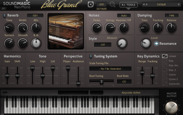 Blue Grand - emulacja fortepianu Steinway D 