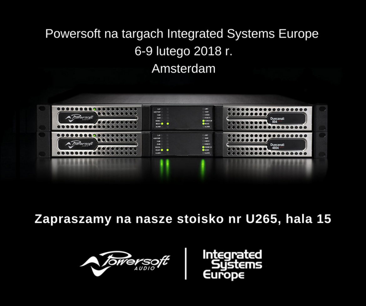 POWERSOFT na targach Integrated Systems Europe