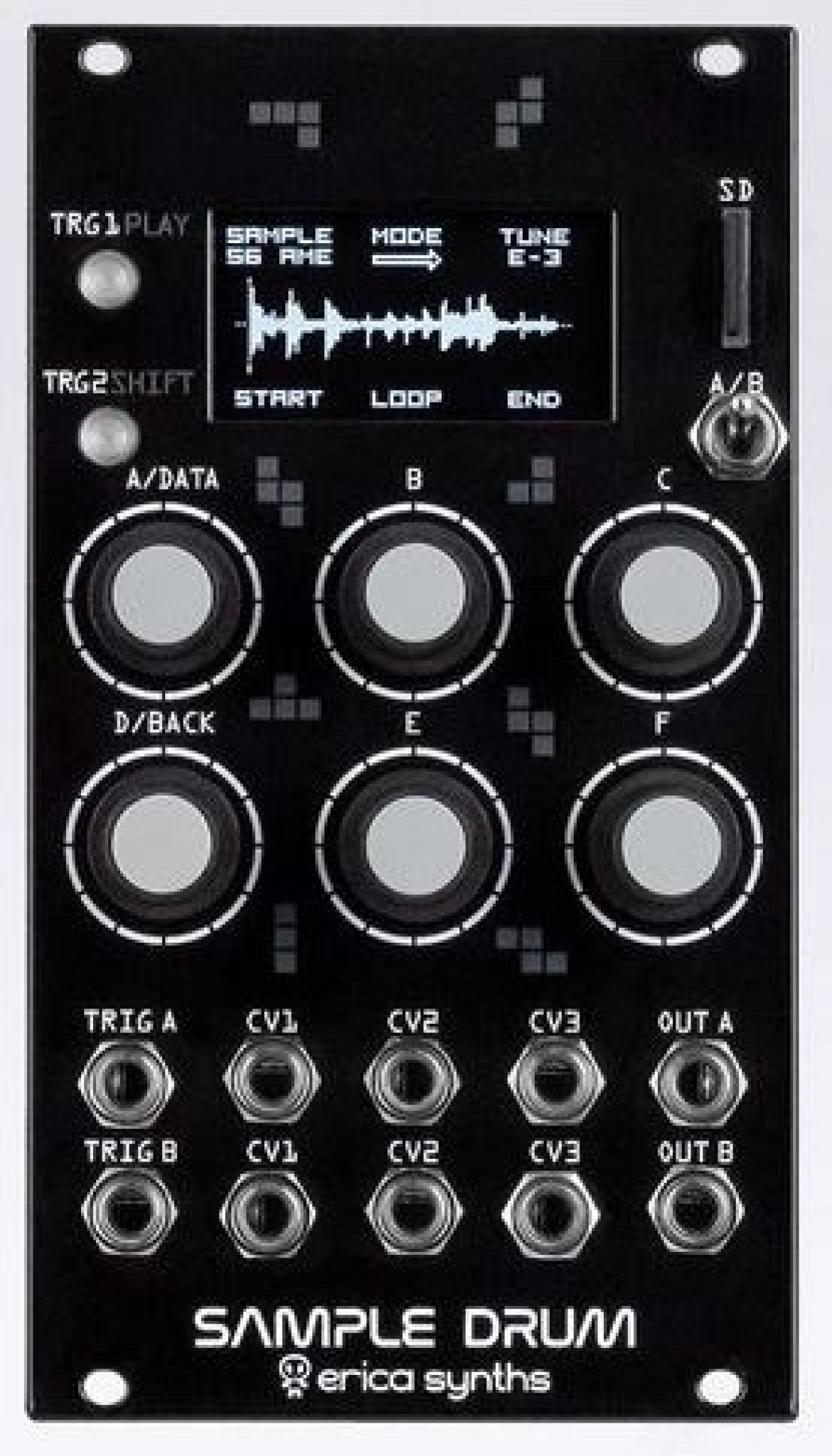 Erica Synths Sample Drum - rozbudowany sampler w małym formacie