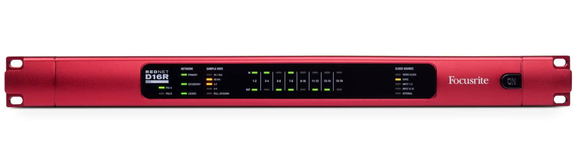 Focusrite RedNet - ethernetowe interfejsy audio