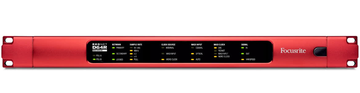 Focusrite RedNet - ethernetowe interfejsy audio