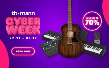 Thomann Cyberweek: zaoszczędź do 70% na sprzęcie muzycznym 