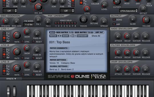 Pakiet EiS - Synapse Audio Dune EiS