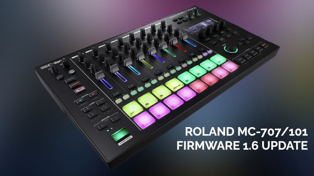 Nowa aktualizacja dla Roland MC-101, oraz MC-707