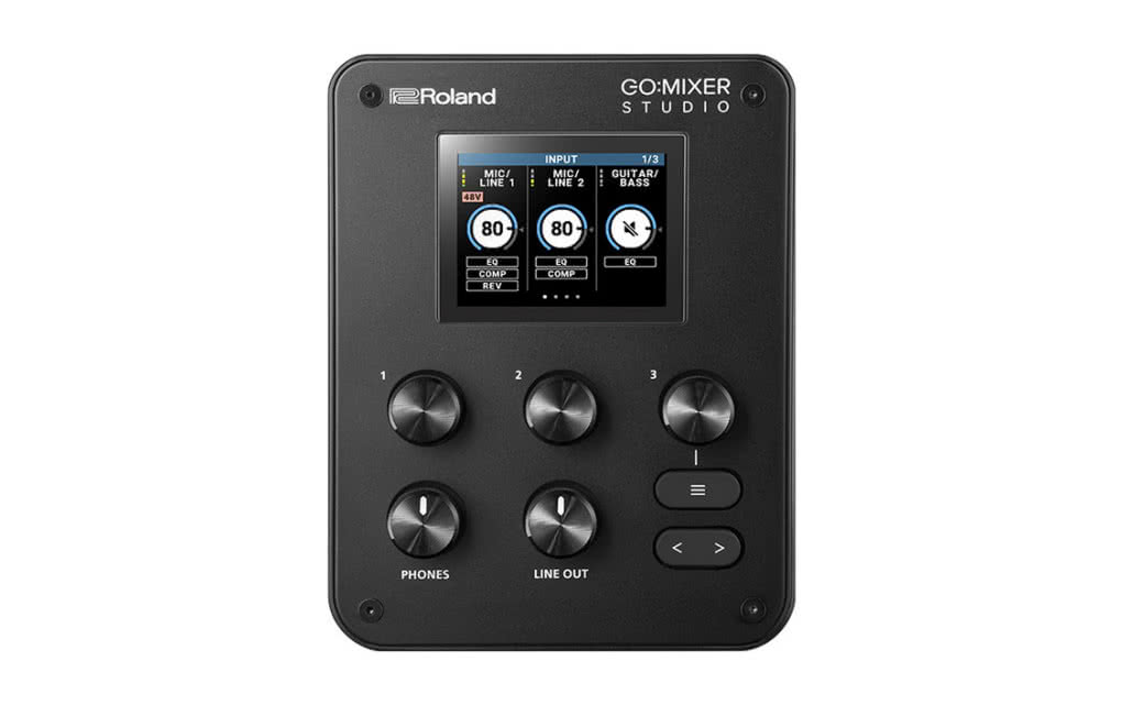 Roland GO:MIXER Studio – mobilne studio dźwięku w kompaktowym interfejsie
