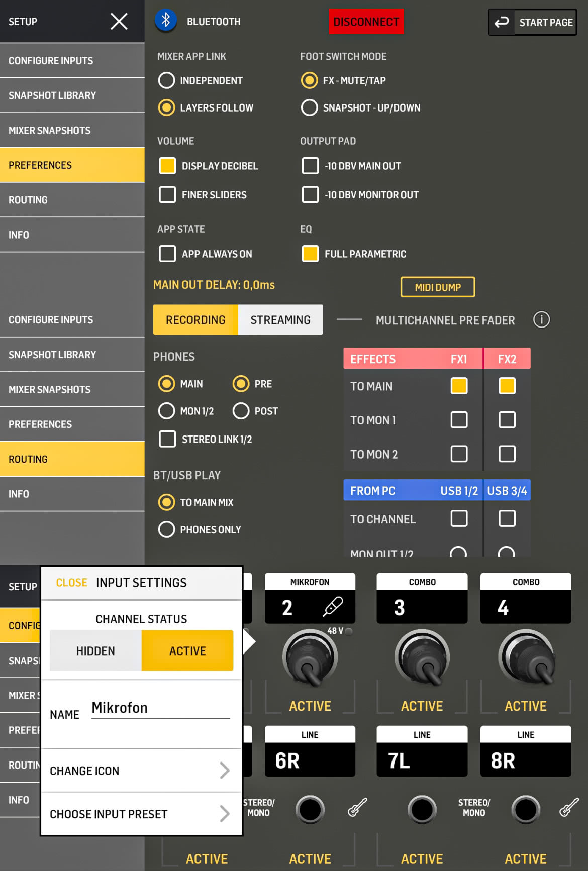 Flow 8 - interfejs audio i cyfrowy mikser