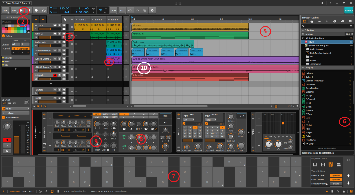 Bezpłatny program - Bitwig Studio 3 8-Track