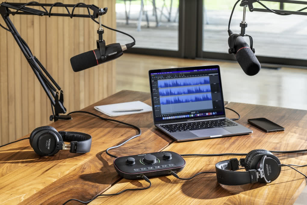 Focusrite Vocaster - interfejs audio do tworzenia podcastów
