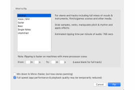 Infinity 4.7 - edytor audio