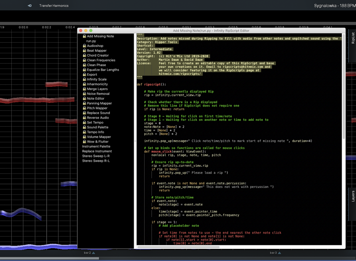 Infinity 4.7 - edytor audio