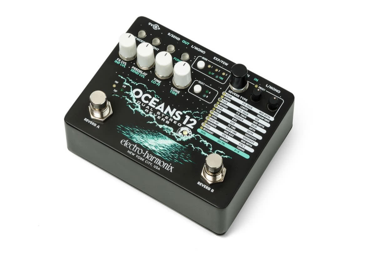 Zapowiedź nowego pogłosu od Electro-Harmonix - Oceans 12