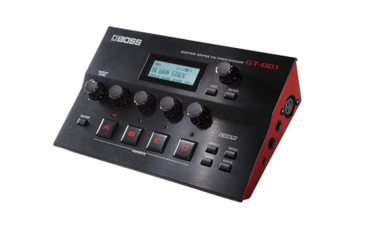 GT-001 - interfejs audio i procesor gitarowy 