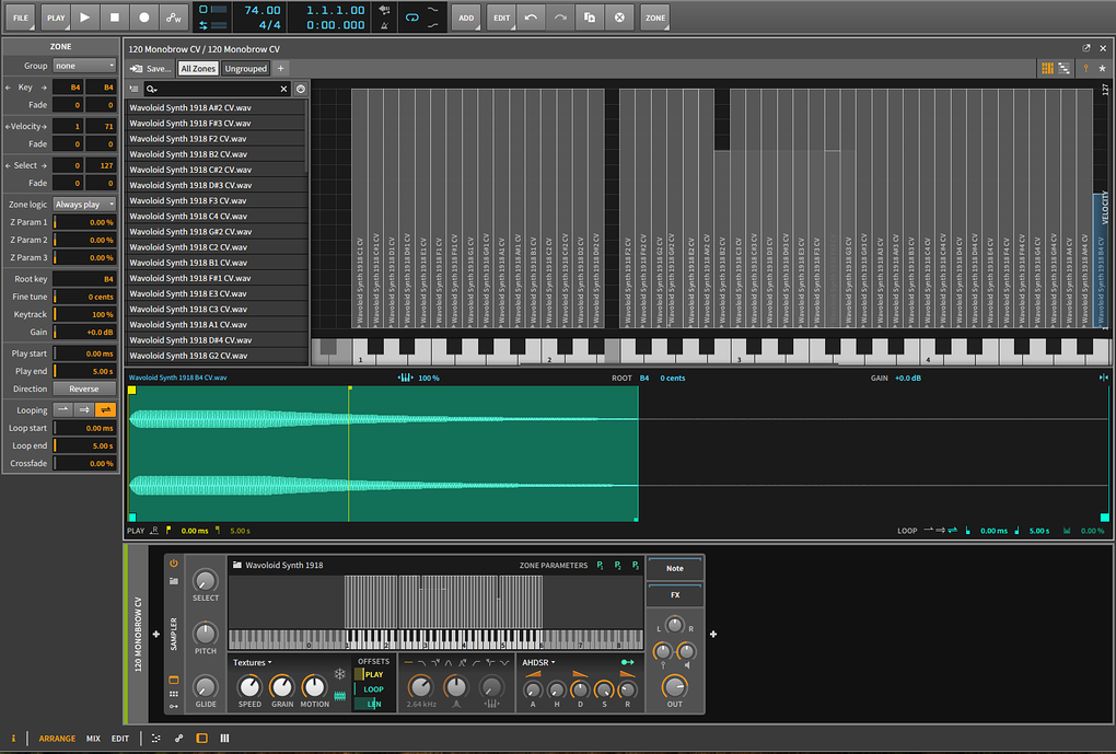 * Bitwig 2.4
