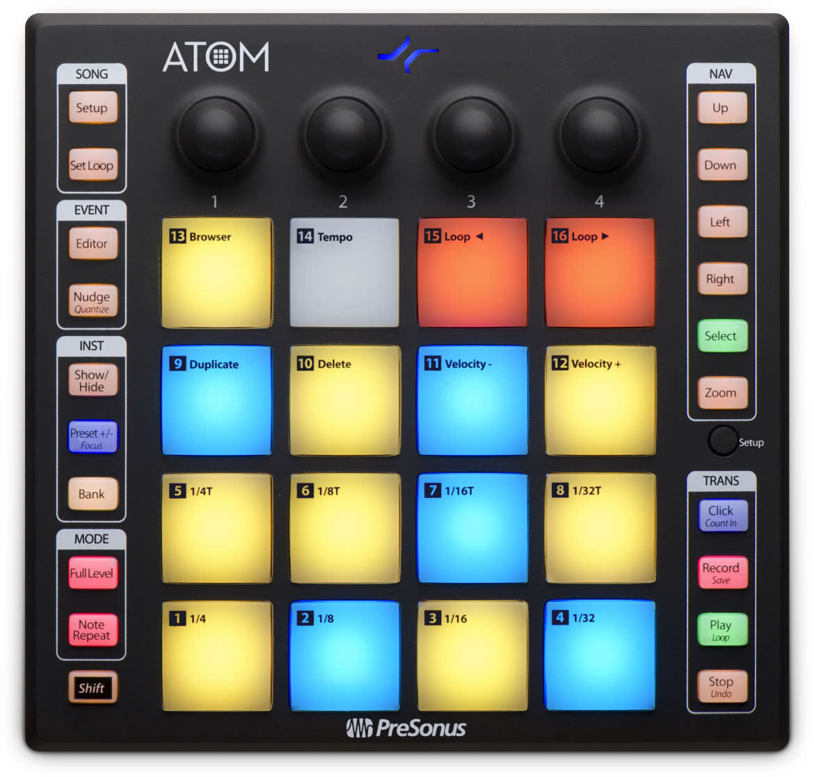 Atom - kontroler MIDI