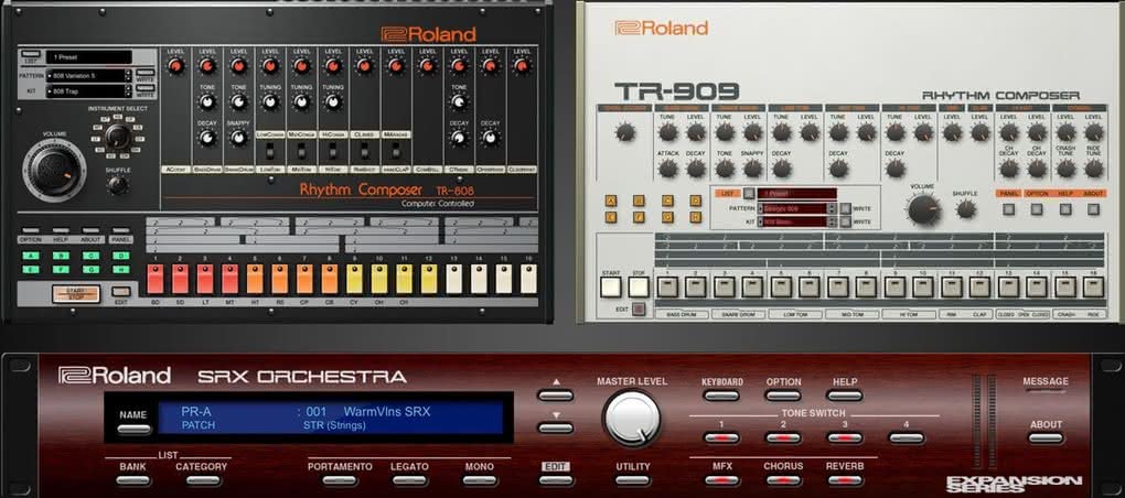 Roland TR-808 i TR-909 w wersji cyfrowej