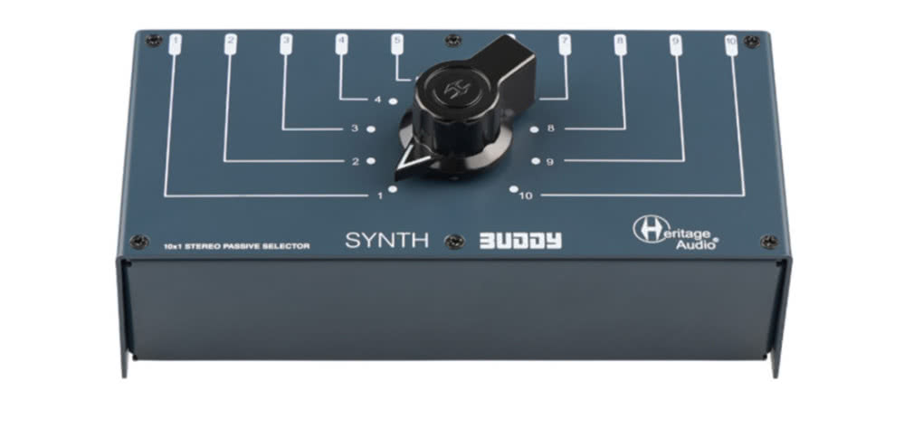 Synth Buddy - niezawodny, pasywny przełącznik stereo od  Heritage Audio 