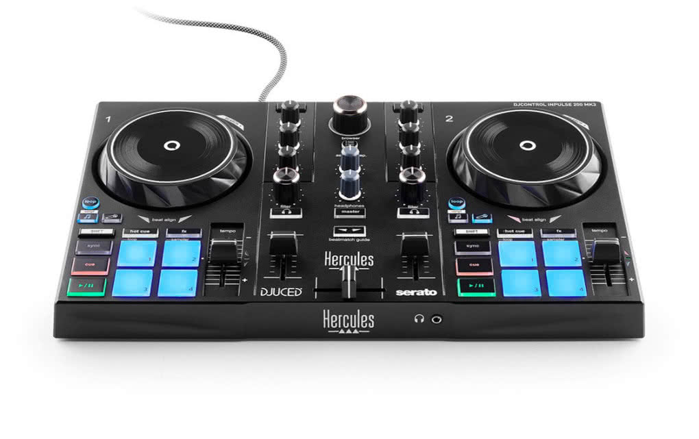 Hercules DJControl Inpulse 200 MK3 – mały kontroler, wielka moc na scenie i w studiu