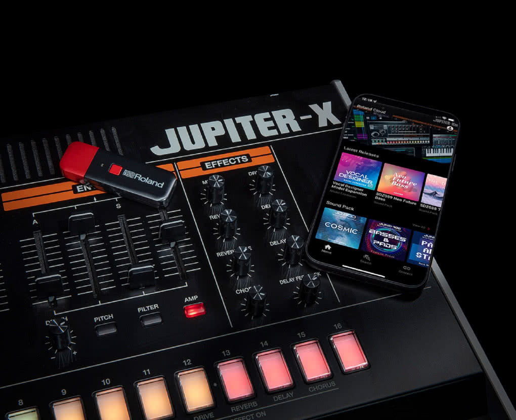 Roland Cloud Connect - chmura z instrumentami muzycznymi i brzmieniami 