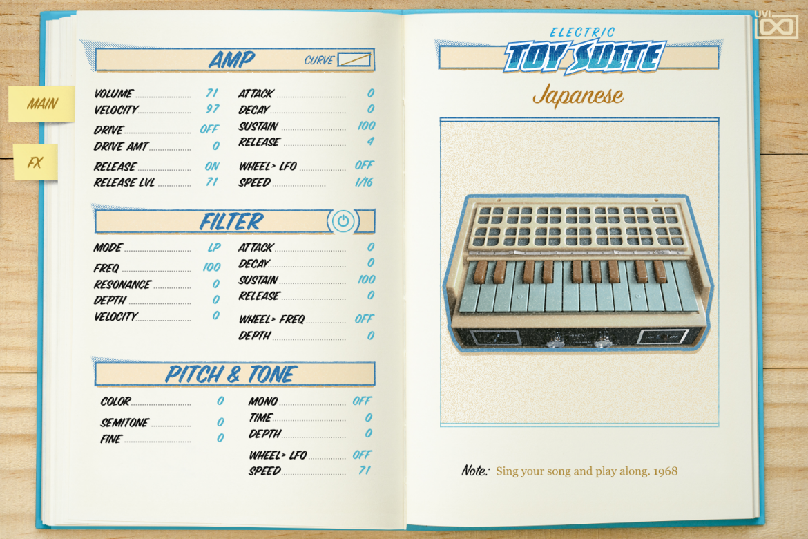 Toy Suite - instrument wirtualny