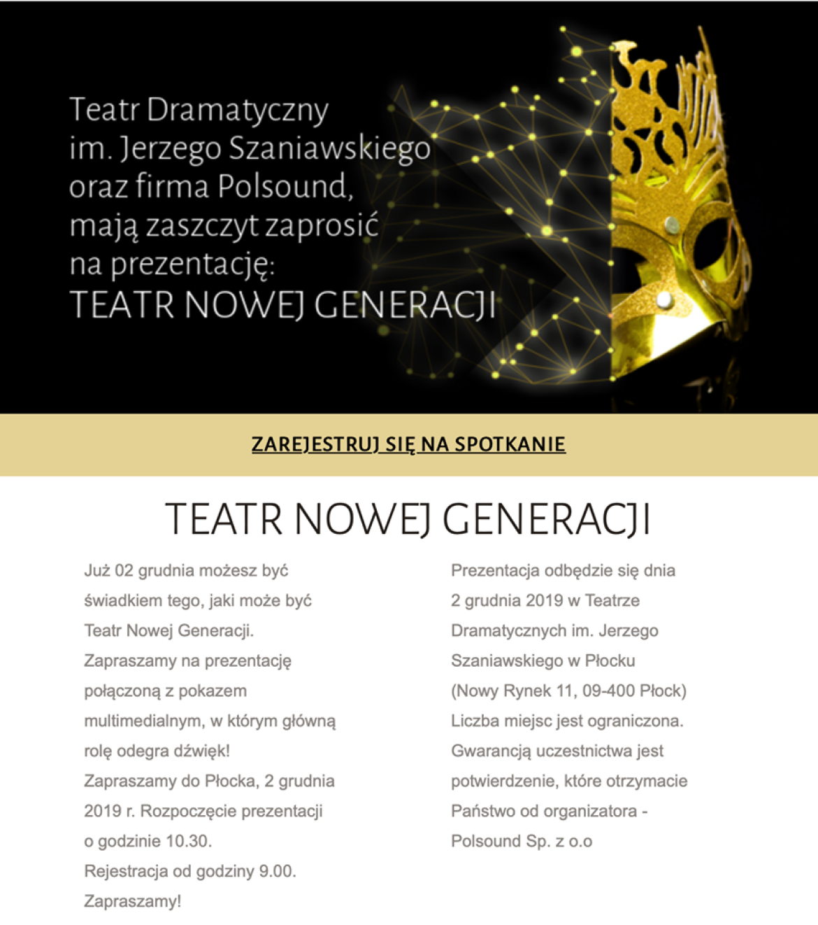 Prezentacja Teatr Nowej Generacji