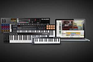 Klawiatury Akai oraz M-Audio sterujące w promocji