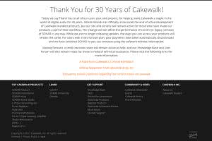 Pożegnanie z Cakewalkiem