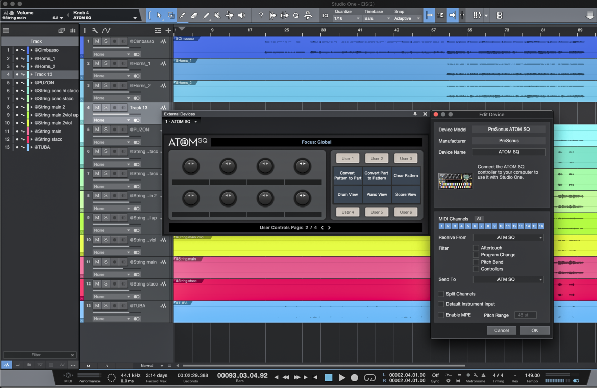 Atom SQ - uniwersalny kontroler MIDI