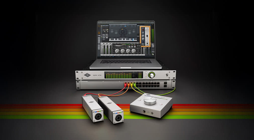 Universal Audio przedstawia serię Apollo E - zdalnie sterowany przedwzmacniacz Unison Apollo e1x oraz stereofoniczny wzmacniacz słuchawkowy i interfejs liniowy Apollo e2m