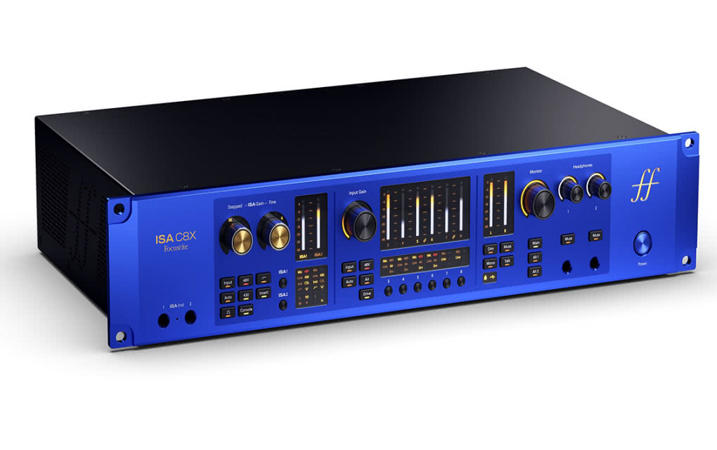Focusrite wprowadza ISA C8X – pierwsze interfejsowe rozwinięcie legendarnej serii ISA