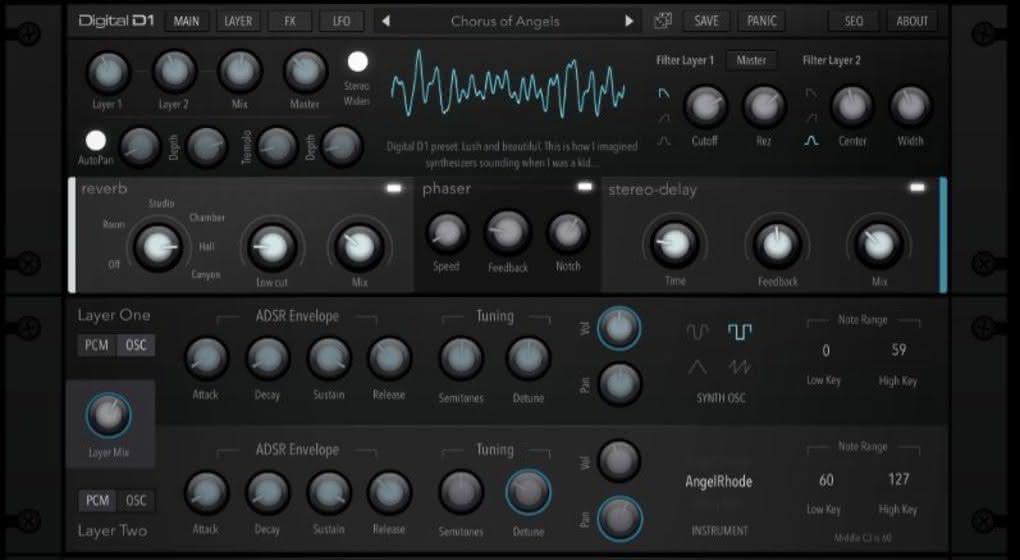 Mobilny producent: Klevgrand Kleverb i AudioKit Pro Digital D1 Synth