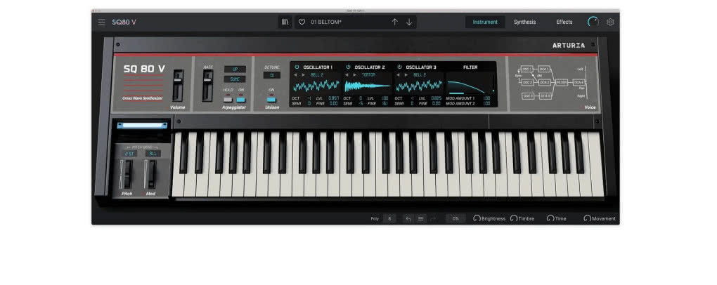 Arturia SQ80 V – organiczność cyfrowej syntezy