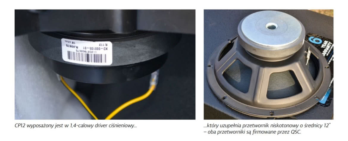 CP12 - kompaktowy szerokopasmowy zestaw głośnikowy 12” 
