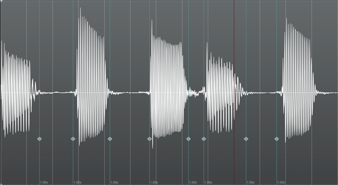 Edycja rytmiki ścieżek audio
