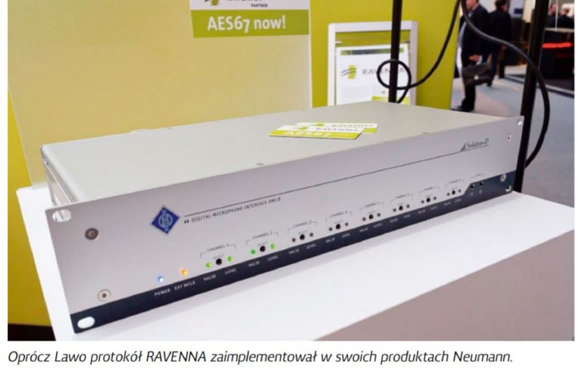 RAVENNA/AES67 - cyfrowa sieć audio-over-IP