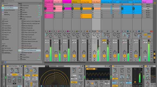 Programowanie partii syntezatora w Abletonie Live 