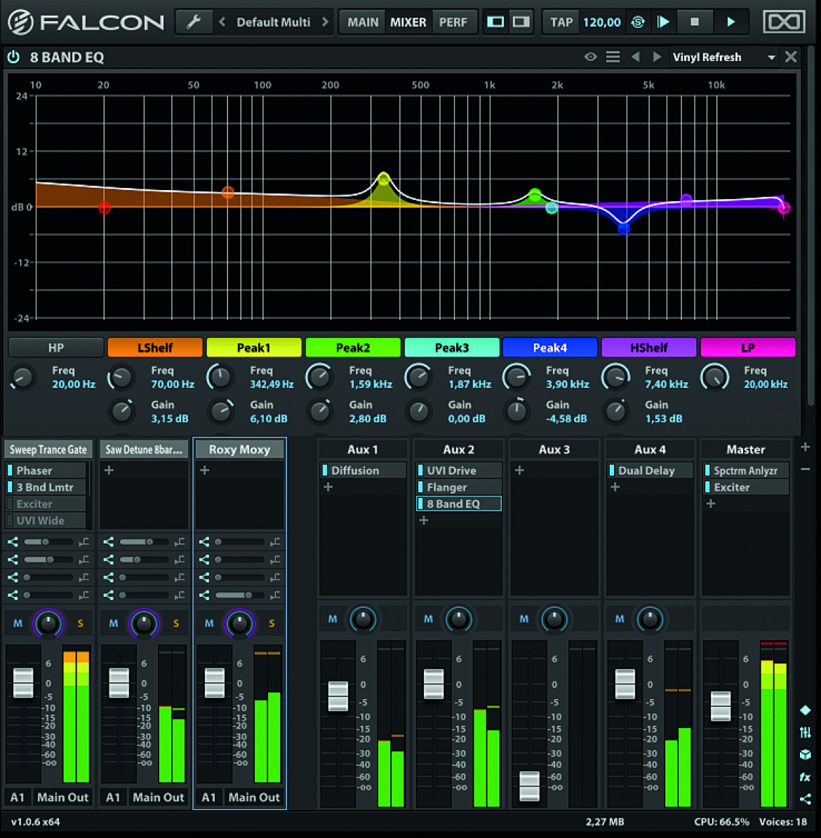 Falcon - instrument wirtualny