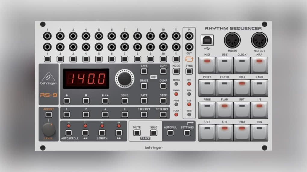 Behringer RS-9 - sekwencer w formacie Eurorack?